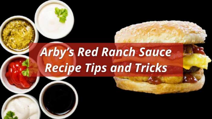 Arby's red ranch sauce recipe