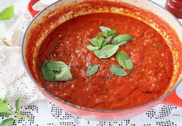 Authentic italian marinara sauce recipe fresh tomatoes