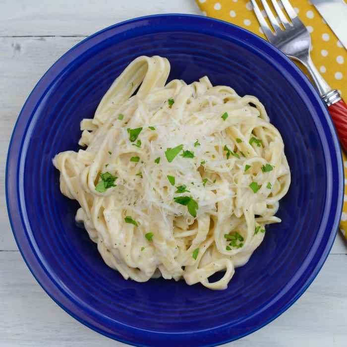 Alfredo sauce recipes with milk