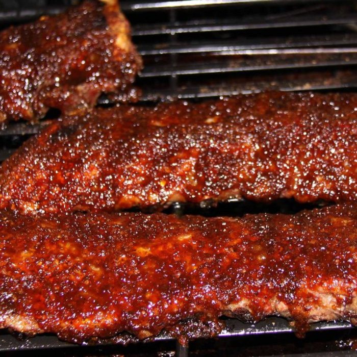 Ribs oven barbecue pork sticky baby back baked sauce cooked slow delicious american cafedelites delites cafe cooker