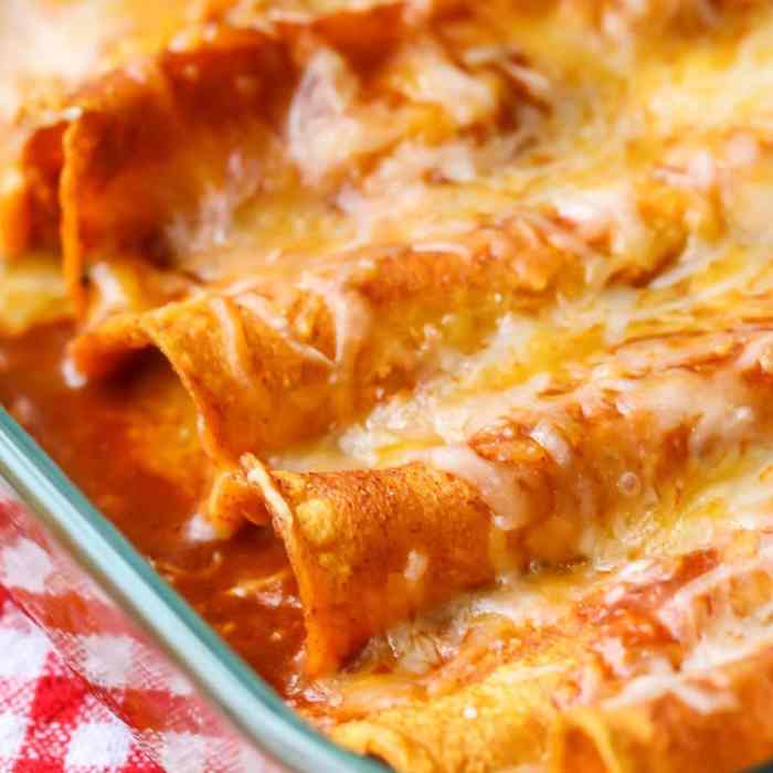 Beef enchilada recipe with red sauce