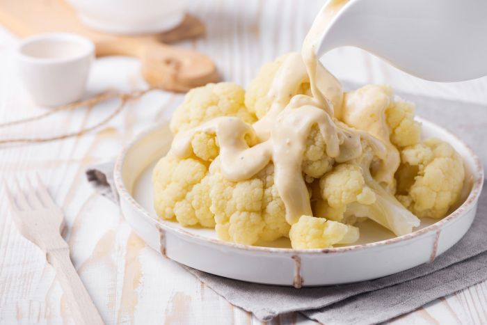 Cauliflower in cheese sauce recipe